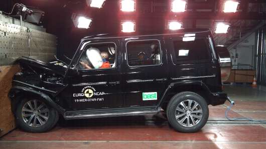 Дорогущий «Гелендваген» другого покоління розбили на краш-тесті EuroNCAP: відео