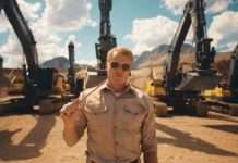 Дольф Лундгрен знявся в рекламі будівельної техніки Volvo