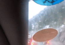 Автомобіль падає з вузької гірської дороги, коли пасажир висовується з вікна