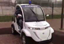 Поліція отримала електрокари з максимальною швидкістю 30 км/год