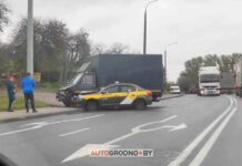 П’ятниця в гродно: одна вантажівка зіткнулася з таксі, друга і третя-з маршрутками