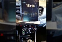 Нова ladavesta отримати вертикальний сенсорний екран, як у tesla