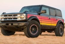 Возвращение Легенды: Ford Bronco Free Wheeling – Солнечный Шквал на Колёсах