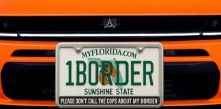 Undang-undang Baru Florida Melarang Bingkai Plat Nomor Dekoratif