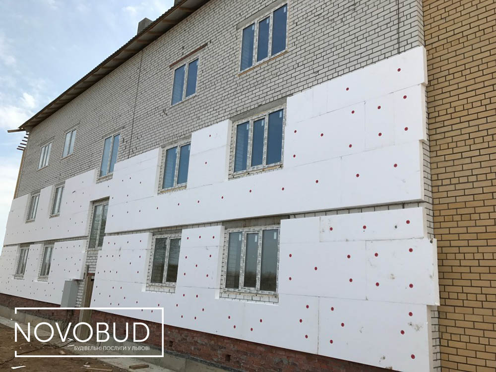 утеплення фасаду роботи